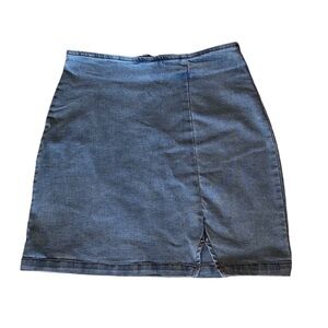 WILD FABLE - Denim Mini Pencil Skirt